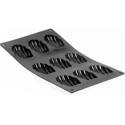 De Buyer Moul'Flex silikonform 9 madeleines De Buyer Moul'Flex silikonform 9 madeleines
