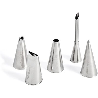 DE BUYER - Set di 5 beccucci in acciaio inox - 2114.05 DE BUYER - Set di 5 beccucci in acciaio inox - 2114.05