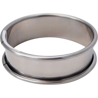 De Buyer Ronde Taartvorm van RVS - 6cm - Gemakkelijk los te maken De Buyer Ronde Taartvorm van RVS - 6cm - Gemakkelijk los te maken