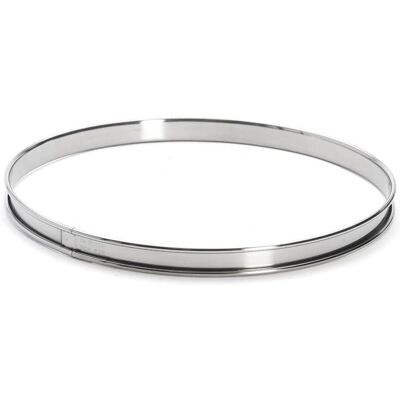 Anillo de Tarta Redondo De Buyer - 28cm - Acero Inoxidable - Fácil Desmoldeo Anillo de Tarta Redondo De Buyer - 28cm - Acero Inoxidable - Fácil Desmoldeo
