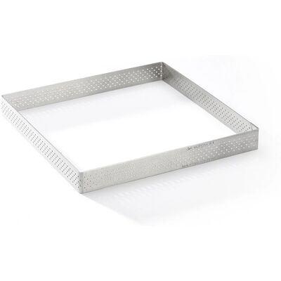 de Buyer 3099.23 Moule à tarte - Cercle à tarte carré perforé de Buyer 3099.23 Moule à tarte - Cercle à tarte carré perforé