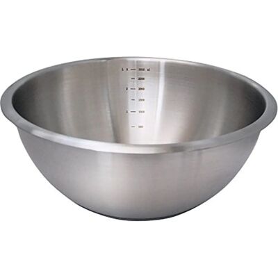 De Buyer 3373.16 Blandebolle - Antiskli, 16cm, Rustfritt stål De Buyer 3373.16 Blandebolle - Antiskli, 16cm, Rustfritt stål