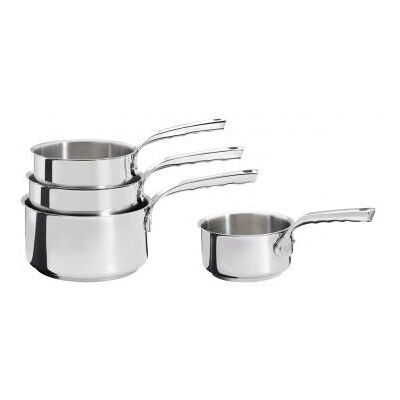 De Buyer 3410.04 Pan Set - Stainless Steel - 14cm - Light & Durable De Buyer 3410.04 Pan Set - Stainless Steel - 14cm - Light & Durable