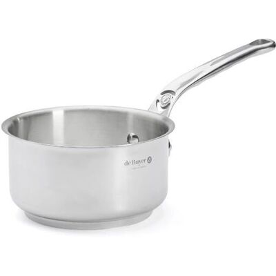 De Buyer Cazuela de Acero Inoxidable 14cm - Inducción, 1L De Buyer Cazuela de Acero Inoxidable 14cm - Inducción, 1L