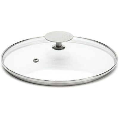 De Buyer 18cm Glas & Rostfritt Stål Lock - Köksutrustning De Buyer 18cm Glas & Rostfritt Stål Lock - Köksutrustning