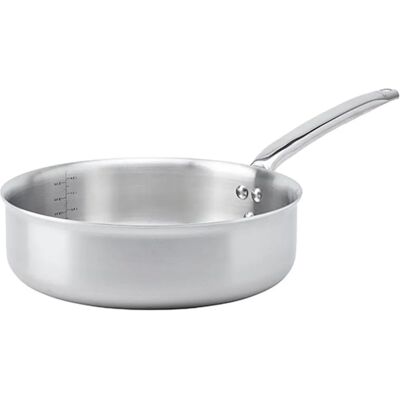 De Buyer Alchimy Sartén de Acero Inoxidable 28cm - Alta Calidad, Apto para inducción De Buyer Alchimy Sartén de Acero Inoxidable 28cm - Alta Calidad, Apto para inducción