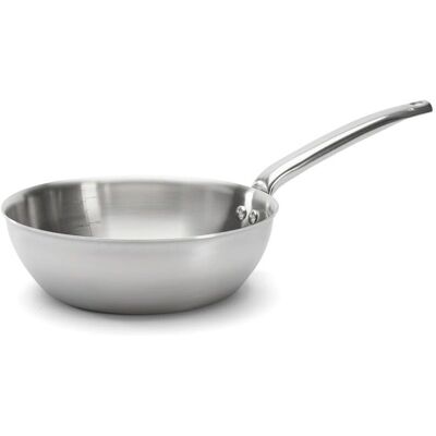 De Buyer Inox Sauteuse 24cm - Acciaio inossidabile multicapa - Design francese De Buyer Inox Sauteuse 24cm - Acciaio inossidabile multicapa - Design francese