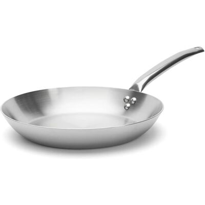 De Buyer Rustfritt Stål Stekepanne 32cm - Profesjonelt Kjøkkenutstyr De Buyer Rustfritt Stål Stekepanne 32cm - Profesjonelt Kjøkkenutstyr