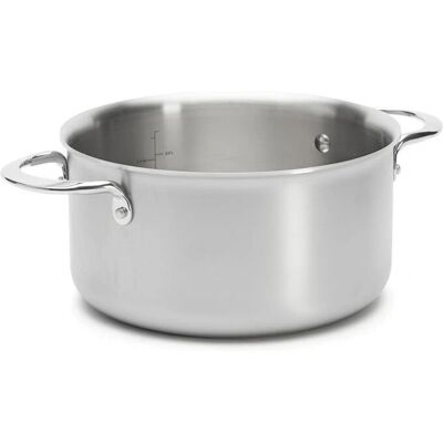 De Buyer Panela - 20cm, Aço Inox 3-ply, França De Buyer Panela - 20cm, Aço Inox 3-ply, França