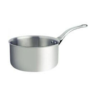 de Buyer Affinity All-purpose pan - Bordes vertedores de grado profesional - Construcción multicapa con acero inoxidable exterior y aluminio interior - Respuesta rápida al calor y difusión uniforme del calor - Asa ergonómica de acero inoxidable - Apto para todas las fuentes de calor, incluyendo inducción de Buyer Affinity All-purpose pan - Bordes vertedores de grado profesional - Construcción multicapa con acero inoxidable exterior y aluminio interior - Respuesta rápida al calor y difusión uniforme del calor - Asa ergonómica de acero inoxidable - Apto para todas las fuentes de calor, incluyendo inducción
