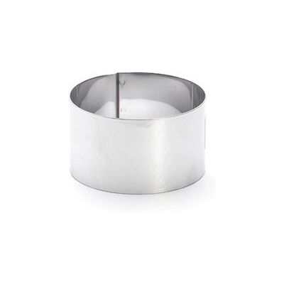 De Buyer Anneau de Pâtisserie en Acier Inoxydable - 8cm - Moule à Gâteau De Buyer Anneau de Pâtisserie en Acier Inoxydable - 8cm - Moule à Gâteau