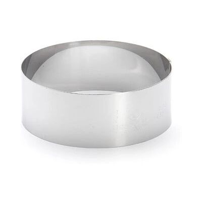 De Buyer 3989.12 anneau à gâteau en acier inoxydable - Moule à pâtisserie De Buyer 3989.12 anneau à gâteau en acier inoxydable - Moule à pâtisserie