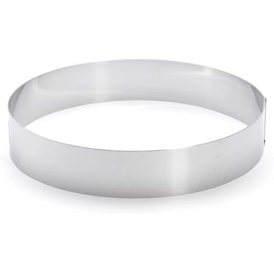 de Buyer 3989.24 Backform - 24cm - Flexibler Edelstahl de Buyer 3989.24 Backform - 24cm - Flexibler Edelstahl
