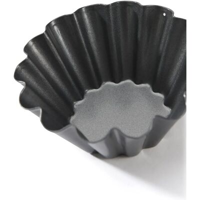 De Buyer Mini Briocheform - Non-stick Stål - 10cm - Bakedform De Buyer Mini Briocheform - Non-stick Stål - 10cm - Bakedform
