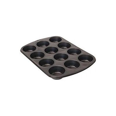 De Buyer Moule à Muffins en Acier Gris - Plaque Antiadhésive, 12 Empreintes De Buyer Moule à Muffins en Acier Gris - Plaque Antiadhésive, 12 Empreintes