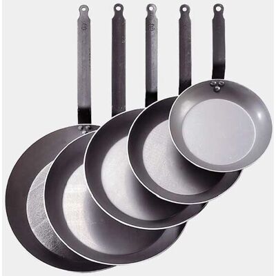 de Buyer Panela de Aço Carbono Lyonnaise 26cm - Sem revestimento antiaderente de Buyer Panela de Aço Carbono Lyonnaise 26cm - Sem revestimento antiaderente