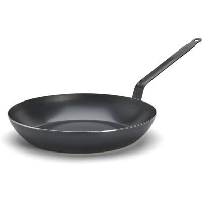 De Buyer Outdoor Blue Steel Round Frying Pan - 32cm De Buyer Outdoor Blue Steel Round Frying Pan - 32cm
