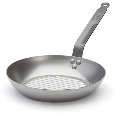 De Buyer Carbon Plus Ø 26 cm Grillpfanne - Natürliche Antihaftbeschichtung De Buyer Carbon Plus Ø 26 cm Grillpfanne - Natürliche Antihaftbeschichtung