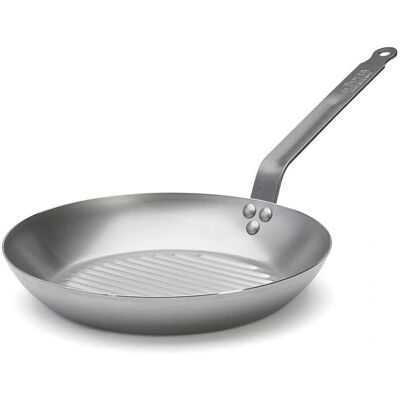De Buyer Carbon Plus Grillpfanne - 30cm - Natürliche Antihaft De Buyer Carbon Plus Grillpfanne - 30cm - Natürliche Antihaft