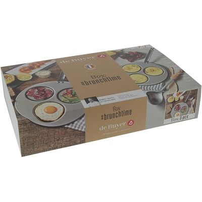 De Buyer Grijs Metalen Pannenkoek & Blinis Kookset De Buyer Grijs Metalen Pannenkoek & Blinis Kookset