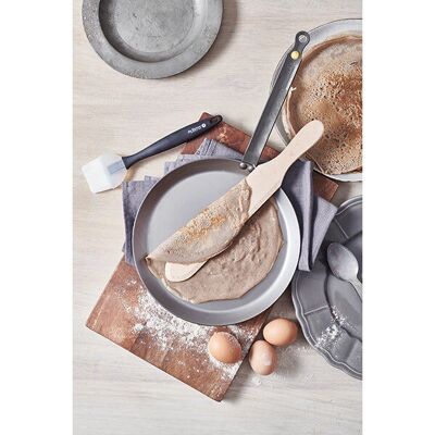 De Buyer Crêpespfanne-Set - 26cm, Grau De Buyer Crêpespfanne-Set - 26cm, Grau