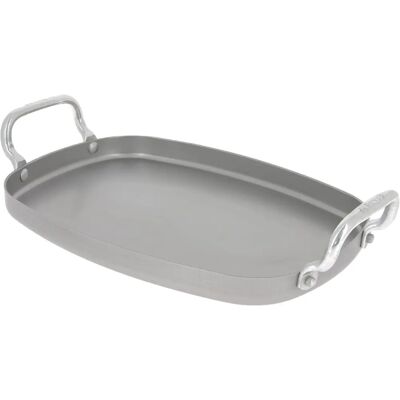 De Buyer Mineral B Rechteckige Stahlgrillplatte - Plancha De Buyer Mineral B Rechteckige Stahlgrillplatte - Plancha