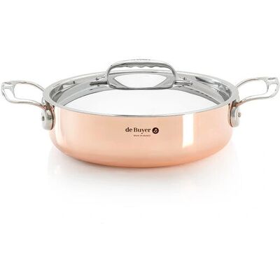 De Buyer Prima Matera 28cm Kupari Teräs Kattila - Induktio Sopii De Buyer Prima Matera 28cm Kupari Teräs Kattila - Induktio Sopii