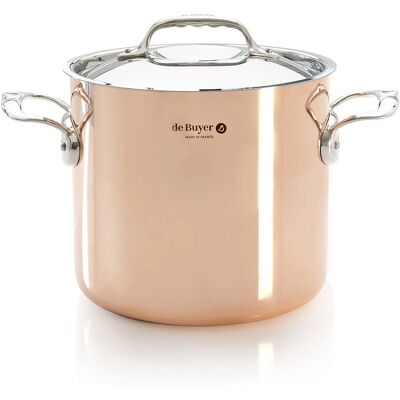 de Buyer Prima Matera Kuparinen Ruostumaton Pata - 20 cm - Induktio de Buyer Prima Matera Kuparinen Ruostumaton Pata - 20 cm - Induktio