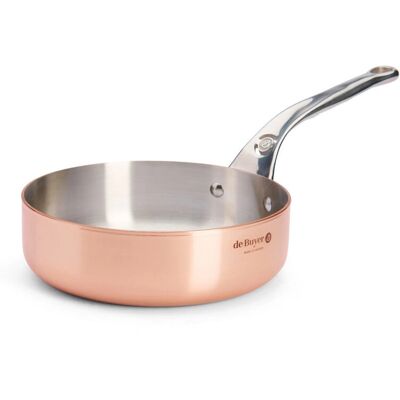 De Buyer 6430.20 Copper and Stainless Steel Frying Pan - Fry Pan De Buyer 6430.20 Copper and Stainless Steel Frying Pan - Fry Pan