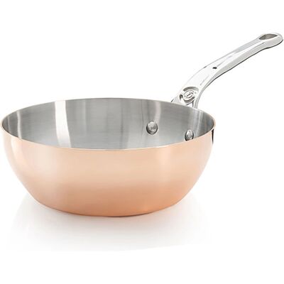 De Buyer Copper Saute Pan - Frying Pan for Sauces and Reduction De Buyer Copper Saute Pan - Frying Pan for Sauces and Reduction