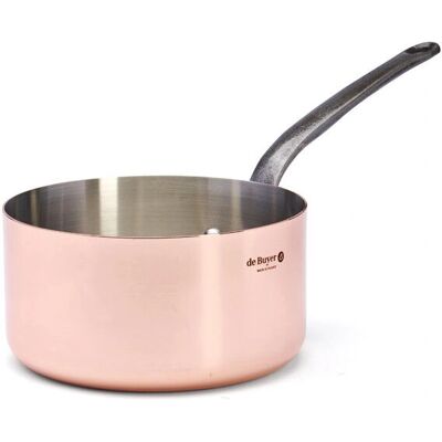 De Buyer Casserole en cuivre et acier inox - 3.3L, Modèle 6460.20 De Buyer Casserole en cuivre et acier inox - 3.3L, Modèle 6460.20