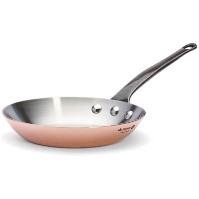 Sartén de cobre y acero inoxidable de Buyer - Naranja - Utensilio de cocina Sartén de cobre y acero inoxidable de Buyer - Naranja - Utensilio de cocina
