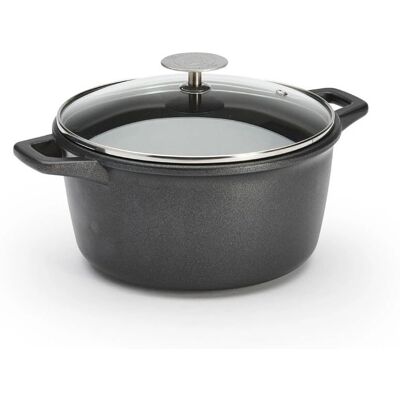 De Buyer 20cm inductie kookpot van aluminium - Rood De Buyer 20cm inductie kookpot van aluminium - Rood