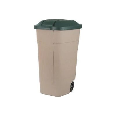 Curver 176805 100L Beiger Grüner Outdoor-Müllcontainer - Mülleimer Curver 176805 100L Beiger Grüner Outdoor-Müllcontainer - Mülleimer