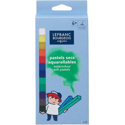 Ensemble de 12 pastels tendres LEFRANC & BOURGEOIS - Pastel - Publicité Ensemble de 12 pastels tendres LEFRANC & BOURGEOIS - Pastel - Publicité