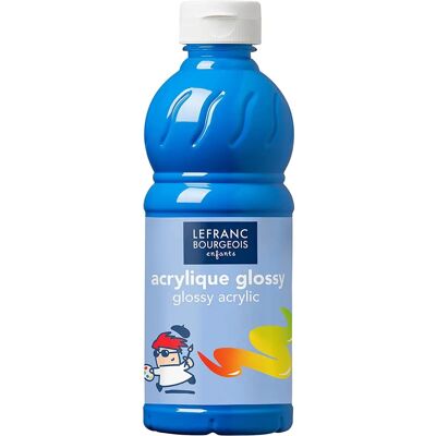 Lefranc & Bourgeois Cyan Acrylfarbe 500ml - Kunsthandwerk Lefranc & Bourgeois Cyan Acrylfarbe 500ml - Kunsthandwerk