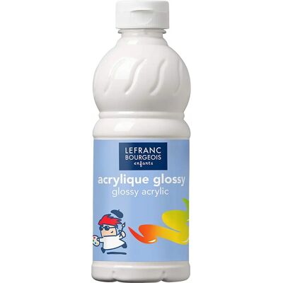 Tinta acrílica Lefranc & Bourgeois 188299 - Branca, Brilhante, 500ml Tinta acrílica Lefranc & Bourgeois 188299 - Branca, Brilhante, 500ml