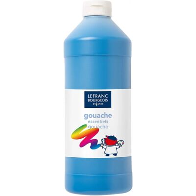 LEFRANC BOURGEOIS Tinta Guache Líquida Azul Primário 1L - Pintura LEFRANC BOURGEOIS Tinta Guache Líquida Azul Primário 1L - Pintura