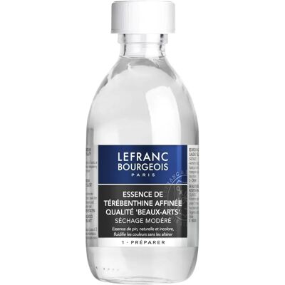 Lefranc Bourgeois Essence de térébenthine - Solvant - Publicité Lefranc Bourgeois Essence de térébenthine - Solvant - Publicité
