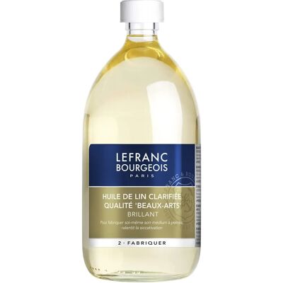 Lefranc & Bourgeois Peintures à l'huile - Huile de lin rapide 1L Lefranc & Bourgeois Peintures à l'huile - Huile de lin rapide 1L