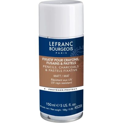 Lefranc & Bourgeois Fixatif en Aérosol - Fixatif pour crayons, fusains et pastels Lefranc & Bourgeois Fixatif en Aérosol - Fixatif pour crayons, fusains et pastels