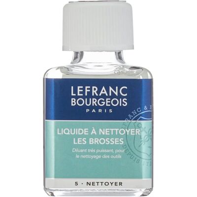 Nettoyant pour pinceaux Lefranc & Bourgeois - Huile & Acrylique - 75ml Nettoyant pour pinceaux Lefranc & Bourgeois - Huile & Acrylique - 75ml