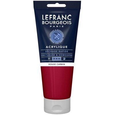 Peinture Acrylique Rouge Carmin Lefranc Bourgeois à Séchage Rapide - Fournitures d'Art Peinture Acrylique Rouge Carmin Lefranc Bourgeois à Séchage Rapide - Fournitures d'Art