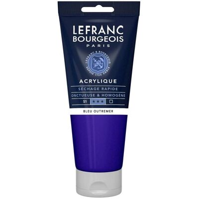 Peinture acrylique Lefranc & Bourgeois Outremer - 200ml Peinture acrylique Lefranc & Bourgeois Outremer - 200ml