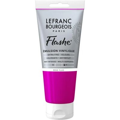 Couleur Lefranc Flashe 80ml - Rose Fluo Peinture acrylique - Publicité Couleur Lefranc Flashe 80ml - Rose Fluo Peinture acrylique - Publicité