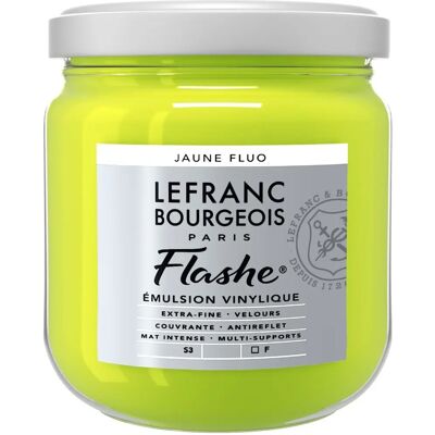 Peinture vinylique jaune fluo Lefranc Bourgeois 400ml - Peinture - Publicité Peinture vinylique jaune fluo Lefranc Bourgeois 400ml - Peinture - Publicité