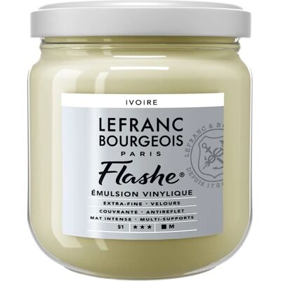 Peinture vinylique Lefranc Bourgeois Ivoire - Extra-fine 400 ml - Publicité Peinture vinylique Lefranc Bourgeois Ivoire - Extra-fine 400 ml - Publicité
