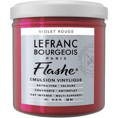 Lefranc Cor de Tinta Acrílica Flashe 125ml -pot Violeta Vermelho - Tinta acrílica Lefranc Cor de Tinta Acrílica Flashe 125ml -pot Violeta Vermelho - Tinta acrílica