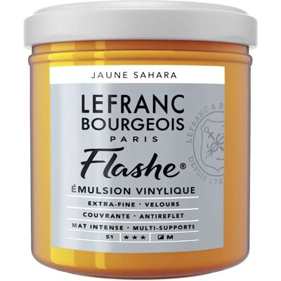 Akrilová barva Lefranc Flashe - Sahara Žlutá - Plecha 125ml Akrilová barva Lefranc Flashe - Sahara Žlutá - Plecha 125ml