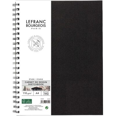 Taccuino bozzetti Lefranc A4 - 160 fogli - 110 g/m² Taccuino bozzetti Lefranc A4 - 160 fogli - 110 g/m²